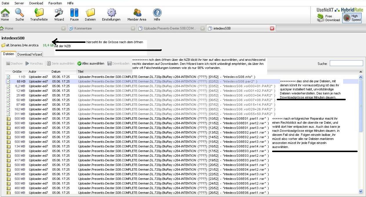 usenext Startseite - usenext hilfe's Webseite